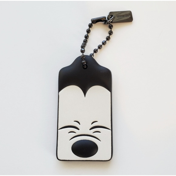 Coach Other - Coach X Disney Mickey Mouse mens Leather Keychain NWOT